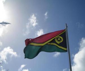 yapboz Vanuatu bayrağı